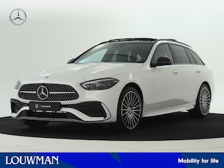 Mercedes-Benz C-klasse Estate 300 e Business Solution AMG | Trekhaak | Nightpakket | Parkeerpakket met 360°-camera | KEYLESS GO-comfortpakket | Antidiefstalpakket GUARD 360° Plus | Memorypakket | EASY PACK achterklep |