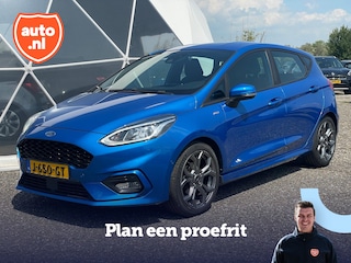 Ford Fiesta 1.0 EcoBoost ST-Line | Trekhaak | Adapt Cruise Control | Carplay | Camera | Dodehoek detectie | LED | 17'LM Velgen |