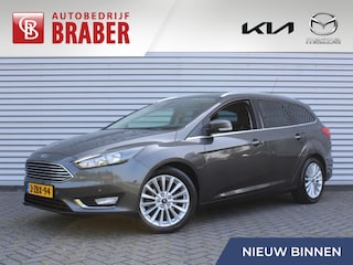 Ford Focus Wagon 1.0 First Edition | Trekhaak | Voorruitverwarming | Navi | 17" LM | Clima | Parkeersensoren v+a |