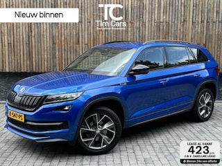 Skoda Kodiaq 1.5 TSI Sportline 7-persoons Automaat | Trekhaak uitklapbaar | Voorstoelen en achterbank verwarmd | Adaptief demping systeem | Navigatiesysteem | LED | Apple CarPlay | Achteruitrijcamera | Parkeersensoren voor en achter