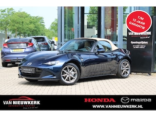 Mazda MX-5 Roadster 1.5 Skyactiv-G 132pk Kazari Tan Nappa Leder&Softtop 8,8" TFT Draadloze Carplay