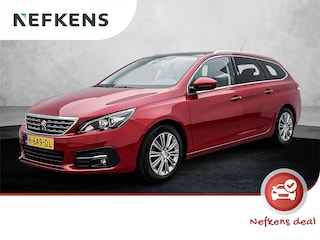 Peugeot 308 SW 130pk BlueHDi | Panoramadak | Achteruitrijcamera | Leder/Alcantara | 1ste eigenaar | Climate Control | Navigatie | Cruise Control | Parkeersensoren v+a | Armsteun | Apple Carplay / Android Auto | Bluetooth | DAB+ radio | Donker getint glas | 16" lichtmetalen velgen |