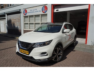 Nissan Qashqai 1.2 N-Connecta NL AUTO | NAP | Panoramadak | 360 camera | Lane Departure | Premium Pearl White Parelmoer | Navi | Blue Tooth + DAB | Keyless
