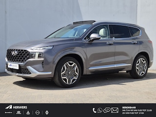 Hyundai Santa Fe 1.6 T-GDI HEV 230pk Premium Plus Sky Automaat / 1650kg trekgewicht/ HUD / Glazen schuif- en kanteldak / Rondomzicht camera / Stuur- en Stoelverwarming / Adaptief cruise control / Stoelventilatie /