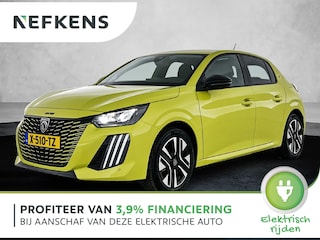 Peugeot 208 EV Style 50 kWh 136pk | Navigatie | Climate Control | Cruise Control | Parkeersensoren v+a | Stoelverwarming | Keyless | Apple Carplay / Android Auto | DAB+ radio | Led koplampen | Elektrisch inklapbare spiegels | Armsteun | Donker getint glas | 16" lichtmetalen velgen |