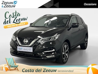 Nissan Qashqai 1.2 Tekna + NAVI AIRCO 360CAMERA CRUISE CONTROL PANO DAK PARKEERSENSOREN HOGE INSTAP DEALER ONDERHOUDEN ZEER MOOIE AUTO