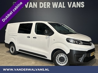 Toyota Proace 2.0 D-4D 145pk L3H1 Dubbele Cabine Euro6 Airco | 6-Zits | Navigatie | Apple Carplay | Cruisecontrol Android Auto, 2500kg Trekhaak, Parkeersensoren