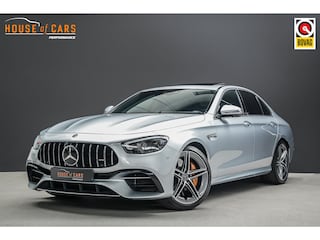 Mercedes-Benz E-klasse AMG 63 S 4MATIC+ |keramische remmen|panoramadak|Burmester|sportuitlaat|360 camera|memory|multibeam LED|Apple Carplay|blind spot|20" lichtmetalen velgen|