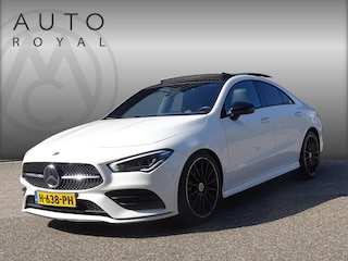 Mercedes-Benz CLA 200 Business Solution AMG PANORAMADAK|LEDER|ACHTERUIT RIJ CAMERA|NAVIAGTIE|SFEERVERLICHTING|DODEHOEK DETECTIE|STOELVERWARMING