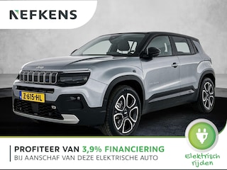 Jeep Avenger EV Summit 54 kWh 156 pk | Navigatie via Apple Carplay/Android Auto | Accu 98% | Achteruitrijcamera | Parkeersensoren Voor en Achter | Elektrische Achterklep met Sensor | Full-LED Koplampen | Dodehoek Detectie | Adaptieve Cruise Control | 18" Lichtmetalen Velgen | Apple Carplay/Android Auto |