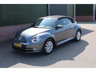 Volkswagen Beetle Cabriolet 1.2 TSI Design BlueMotion, Climate control, Cruise control, Zwart leder, Navigatie, Telefoon, Lichtmetaal, Windscherm, Org. NL auto
