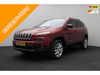 Jeep Cherokee 3.2 V6 Limited AWD 2014 Trekhaak | Navigatie | Bluetooth | Panorama dak | LED | Camera | Airco | Stoelverwarming | Lederen bekleding | Elektrische stoelen met memory | Cruise control | Elektrische achterklep |