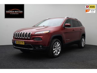 Jeep Cherokee 3.2 V6 Limited AWD 2014 Trekhaak | Navigatie | Bluetooth | Panorama dak | LED | Camera | Airco | Stoelverwarming | Lederen bekleding | Elektrische stoelen met memory | Cruise control | Elektrische achterklep |