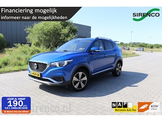 MG ZS EV Luxury 45 kWh leder panodak carplay stoelverwarming navigatie camera adaptive cruise control airco