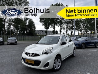Nissan Micra 1.2 81 pk Visia | 4 Seizoenen banden | Centr. vergr. + ab. | El. ramen | Radio