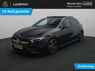 Mercedes-Benz A-klasse 180 Business Solution AMG AMG ine | Night Pakket | Panorama Schuif-Kanteldak | Memory voorstoelen | Achteruitrijcamera | Dodehoekassistent | Keyless go. Inclusief 24 maanden MB Certified garantie voor Europa.