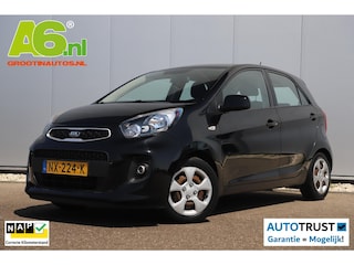 Kia Picanto 1.0 CVVT EconomyPlusLine Airco Radio Elektrische Ramen Zwart Metallic