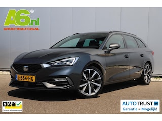 Seat Leon Sportstourer 1.5 eTSI FR 150PK Automaat Trekhaak Virtual Cockpit 18 inch LMV Navigatie Achteruitrijcamera Stuur & Stoelverwarming Sfeerverlichting