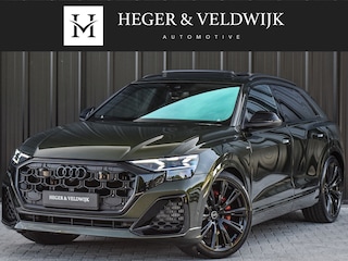 Audi Q8 60 TFSI e quattro Pro Line S Competition | B&O ADVANCED | PANORAMADAK | MASSAGE STOELEN | 4 WIEL BESTURING | ALCANTARE HEMEL | SOFT CLOSE | ELEKTR. TREKHAAK | STOELVERWARMING + VENTILATIE | AKOESTISCH GLAS | OLED ACHTERLICHTEN
