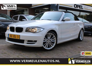 BMW 1-serie (e87) Cabrio 120i 170PK High Executive + 18"/ Clima/ Cruise/ Leder/ Stoelverwarming/ NL aut