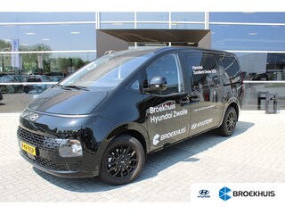Hyundai Staria 1.6 T-GDI HEV | Demo| Dubbele schuifdeur | Airco | Navigatie | Cruise Control | Rijstrooksensor met correctie | Achteruitrijcamera | | 2 zitplaatsen rechtsvoor | Achteruitrijcamera | Airco (automatisch)