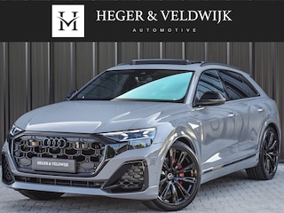 Audi Q8 60 TFSI e quattro Pro Line S Competition | B&O ADVANCED | PANORAMADAK | MASSAGE STOELEN | 4 WIEL BESTURING | ALCANTARE HEMEL | SOFT CLOSE | ELEKTR. TREKHAAK | STOELVERWARMING + VENTILATIE | AKOESTISCH GLAS | OLED ACHTERLICHTEN