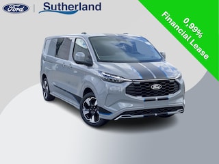 Ford Transit Custom 320 2.5 PHEV L2H1 Sport DC 233pk | Zuid | Dubbele Cabine | Dubbele zijschuifdeur | Inklapbare trekhaak | 19 inch lichtmetalen Sport velgen (mat zwart) | Verwarmbaar stuurwiel | Navigatie systeem