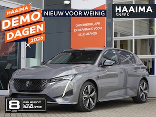 Peugeot 308 1.2 Hybrid 136 e-DCS6 GT | Nieuwe auto | Automaat | Keyless entry & start | Led verlichting | 18 inch Lichtmetalen velgen | Navigatie | Adaptive cruise control | Rondom camera | Regensensor