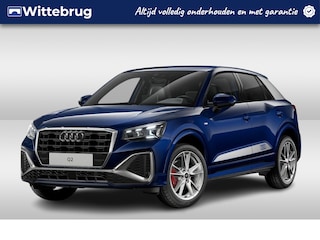 Audi Q2 35 TFSI 150pk s-tronic S Edition | Fijnnappa leder ruitstiksel | Trekhaak | 18" LM velgen | Comfortpakket plus | Elektr achterklep | Stoelverwarming | Dynamic pakket