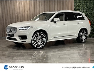 Volvo XC90 T8 AWD Recharge Inscription Long Range | Trekhaak | 360° Camera | 455pk | Harman Kardon | Crystal White | Adaptieve Cruise Control | Stoel en Stuurwielverwarming | Full LED Meesturende koplampen | Pilot Assist | BLIS Dode Hoek Detectie | 22 Inch | Schuifd