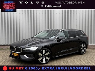 Volvo V60 2.0 T6 Plug-in hybrid AWD Essential Edition | Adaptive Cruise Control met Pilot Assist| Dodehoekdetectie| Stoelverwarming voor + achter| Stuurwielverwarming| Extra getint glas achter| RVS-geborstelde bumperbescherming|
