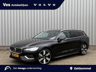 Volvo V60 2.0 T6 Plug-in hybrid AWD Essential Edition | Adaptive Cruise Control met Pilot Assist| Dodehoekdetectie| Stoelverwarming voor + achter| Stuurwielverwarming| Extra getint glas achter| RVS-geborstelde bumperbescherming|