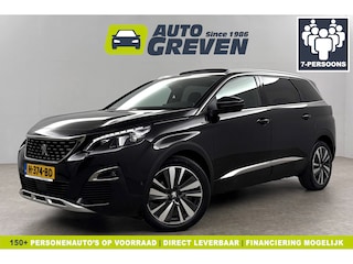 Peugeot 5008 1.2 PureTech GT-Line 7p 360 Camera Pano Virtual LED Sfeerverl. Trekhaak Carplay Cruise Clima 19"LMV Navi PDC