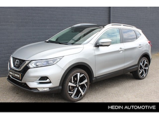 Nissan Qashqai 1.3 DIG-T 140 PK Tekna NL-Auto | Navigatie | 360 Graden Camera | Climate Controle | Cruise Control | Panorama dak | Radio-DAB-USB | Stoelverwarming | LM-velgen | Parkeersensoren