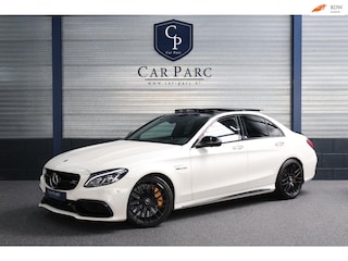 Mercedes-Benz C-klasse 63 S 510+PK KERAMISCH/KUIPSTOELEN/SFEER/PANO/LEER+S.VERWARMING/19" LMV/360 CAM/ACC/ECC/12 MDN GARANTIE!