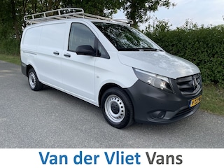 Mercedes-Benz Vito 114 CDI E6 Automaat Lang 3 zits BPM Vrij! Lease €352 p/m, Airco, Navi+Camera, Trekhaak, PDC, Imperiaal, Bedrijfsinrichting, Onderhoudshistorie aanwezig