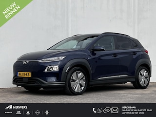Hyundai Kona EV Fashion 64 kWh / Accu SoH 100 % / WLTP 484 km / CSS snelladen / Drie fase / Warmtepomp / HUD / Navi / Apple Carplay Android /