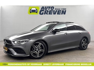 Mercedes-Benz CLA 180 AMG Pano LED Sfeerverl. Camera Memory Carplay Virtual Clima Cruise Navi PDC 18''LMV
