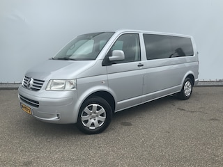 Volkswagen Transporter 2.5 TDI 340 Automaat Trendline Dub Cab 5 Zits Leer Airco Cruise Trekhaak 2500 kg Alu Velg Euro 4 Marge Geen BTW