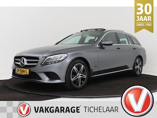 Mercedes-Benz C-klasse Estate 200 Business Solution | Trekhaak | Panoramadak | Leer | Facelift | Camera | Navigatie |