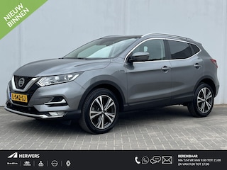 Nissan Qashqai 1.3 DIG-T N-Connecta / Afneembare Trekhaak (Trekgewicht 1.300kg) / Panorama-dak / 360° Camera / Cruise- en Climate Control / Apple Carplay & Android Auto / Navigatie full map / Keyless Entry & Start /
