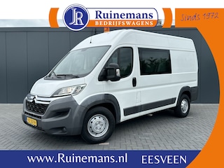 Citroën Jumper 2.2 HDI 131 PK ZWAAR / L2H2 / 7-PERS DUBBELE CABINE / AIRCO / 3 TONS TREKHAAK / CAMERA / INRICHTING