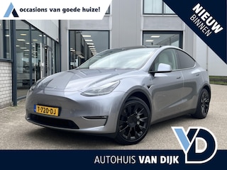 Tesla Model Y Long Range AWD 75 kWh | NL Auto/1e Eig./Full Self-Driving/Enhanced Autopilot/20-inch/Trekhaak/Acceleration boost/Navi/Pano.Dak