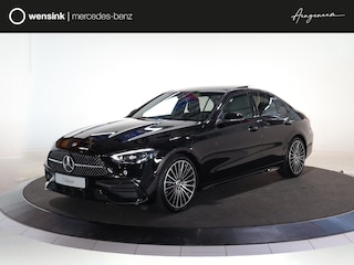 Mercedes-Benz C-klasse 180 Business Solution AMG | Panoramaschuifdak | Night | 19 inch LM Velgen | Trekhaak | 360 Camera | Memory Elek. stoelen