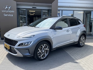 Hyundai Kona 1.6 GDI HEV Premium | Trekhaak 1350kg! | Leder | Navigatie | Sto