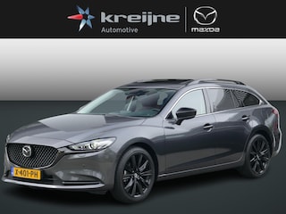 Mazda 6 Sportbreak 2.5 SkyActiv-G 194 Homura | AUTOMAAT | Rood Lederen Bekleding | Sunroof | Afneembare trekhaak| RIJKLAARPRIJS!