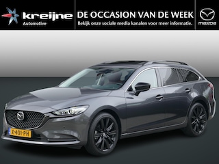 Mazda 6 Sportbreak 2.5 SkyActiv-G 194 Homura | AUTOMAAT | Rood Lederen Bekleding | Sunroof | Afneembare trekhaak| RIJKLAARPRIJS!