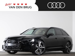 Audi A6 Avant S-Line 50 TFSI e 299 PK QUATTR Competition | LED Matrix | Trekhaak | 360 Camera | Stoelverwarming | 21 Inch velgen |