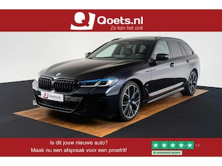 BMW 5-serie Touring 540d xDrive High Executive M Sport - Trekhaak - Panoramadak - Interieurvoorverwarming - Parking/Driving Assistant - Comfort Access - Head up - Harman Kardon - Stuurwielrand verwarmd -