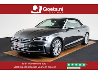 Audi A5 Cabriolet 3.0 TFSI S5 quattro Pro Line Plus MMI navigatie plus - Windschot - S sportstoelen - Assistentiepakket City/Tour - Parkeerhulp plus - adaptive cruise control - Lichtpakket 2 - Koplampreinigingsinstallatie -